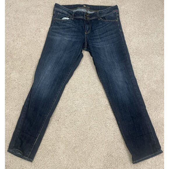 Jeans KUT From The Kloth Darj - Coupe Slim Straight Dark Wash - Taille 6 - Très Bon état D'occasion